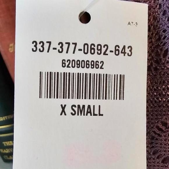 NWT American Eagle Purple sleeveless crochet top - Picture 6 of 6